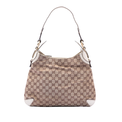 GG Canvas Horsebit Creole Hobo Bag - Image 1