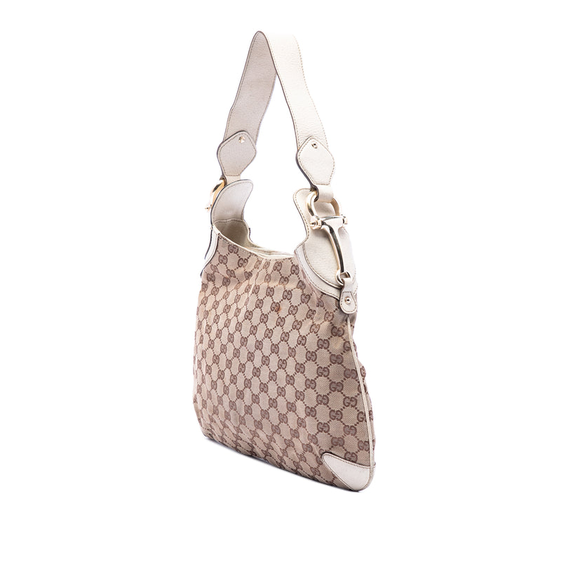GG Canvas Horsebit Creole Hobo Bag - Image 2