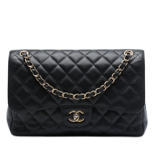 Jumbo Classic Caviar Double Flap - Image 1