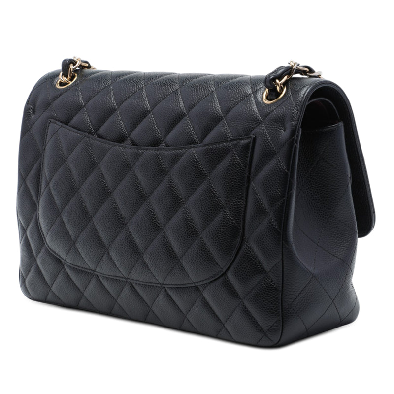 Jumbo Classic Caviar Double Flap - Image 2