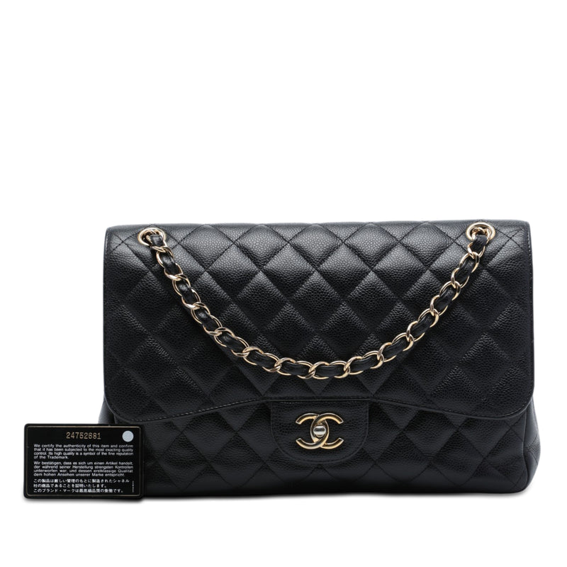 Jumbo Classic Caviar Double Flap - Image 7