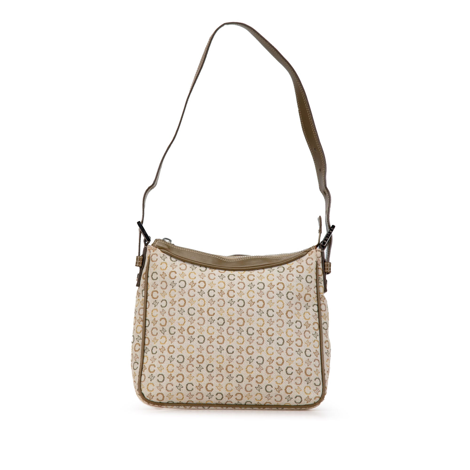 C Macadam Canvas Shoulder Bag - Image 1