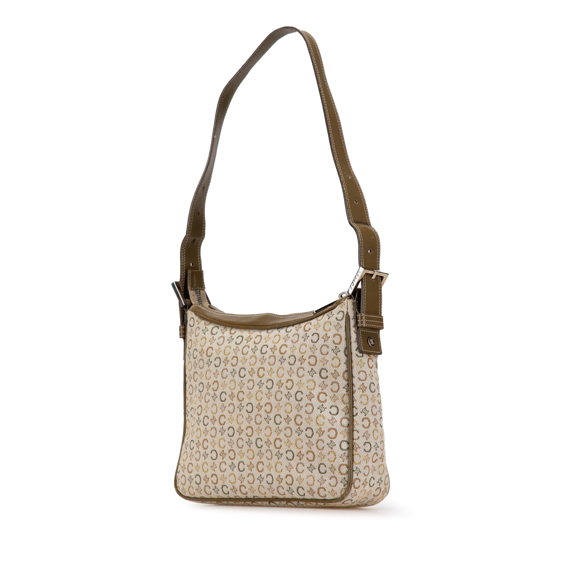 C Macadam Canvas Shoulder Bag - Image 2