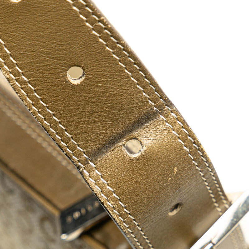 C Macadam Canvas Shoulder Bag - Image 7