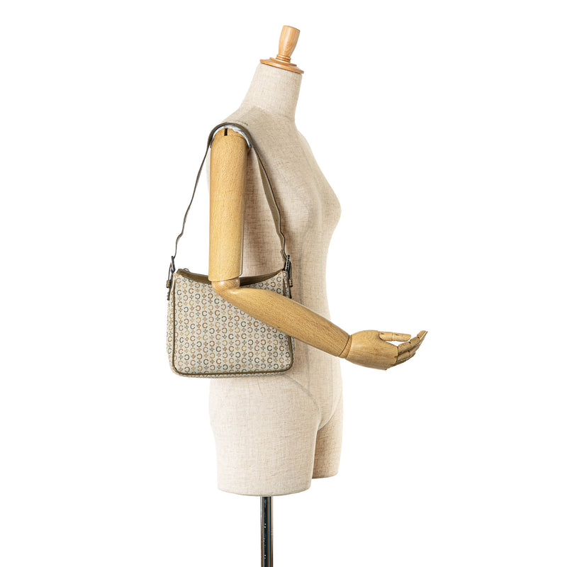 C Macadam Canvas Shoulder Bag - Image 9