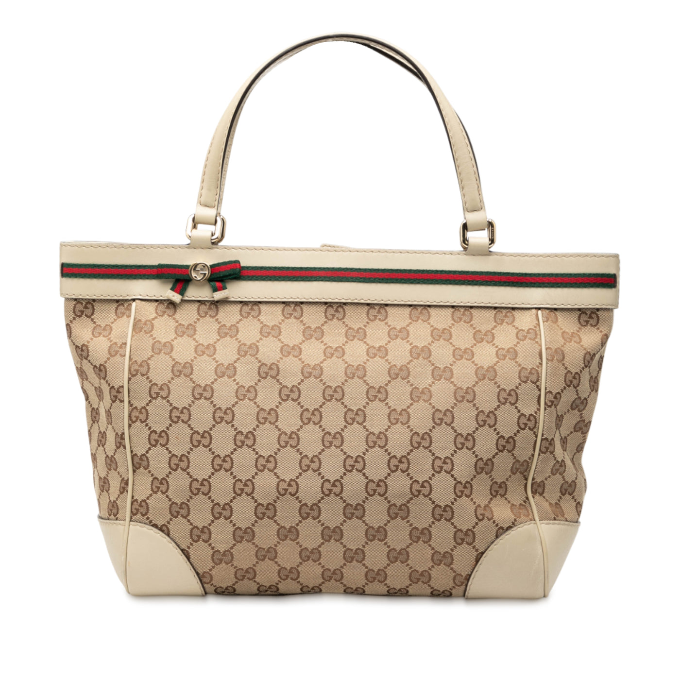 GG Canvas Web Mayfair Tote - Image 1