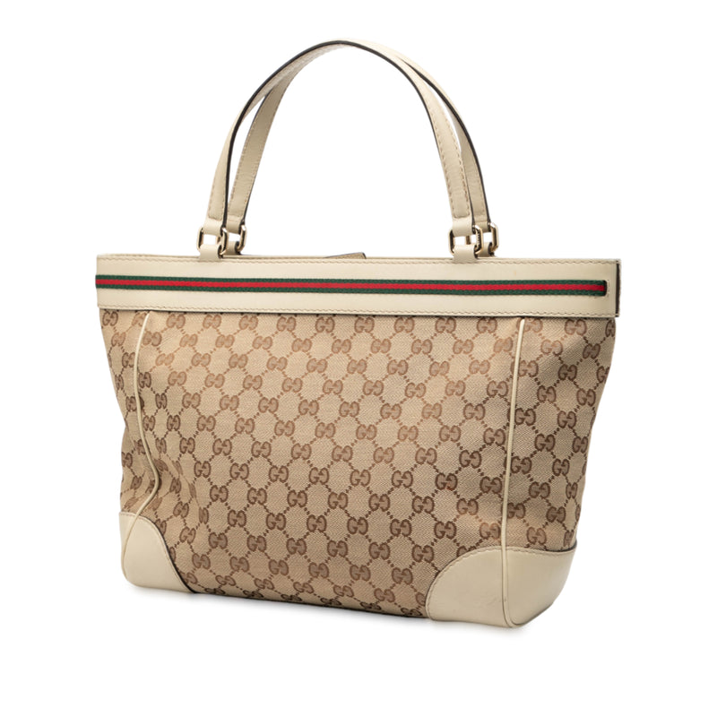 GG Canvas Web Mayfair Tote - Image 2