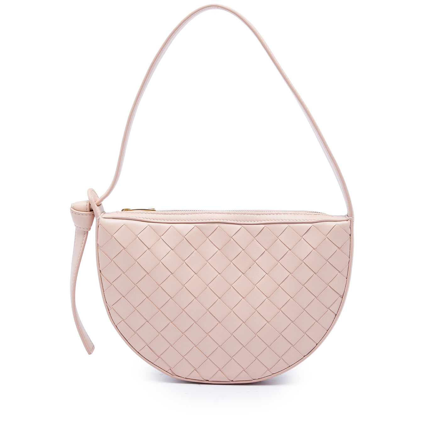 Mini Leather Intrecciato Sunrise Hobo - Image 1