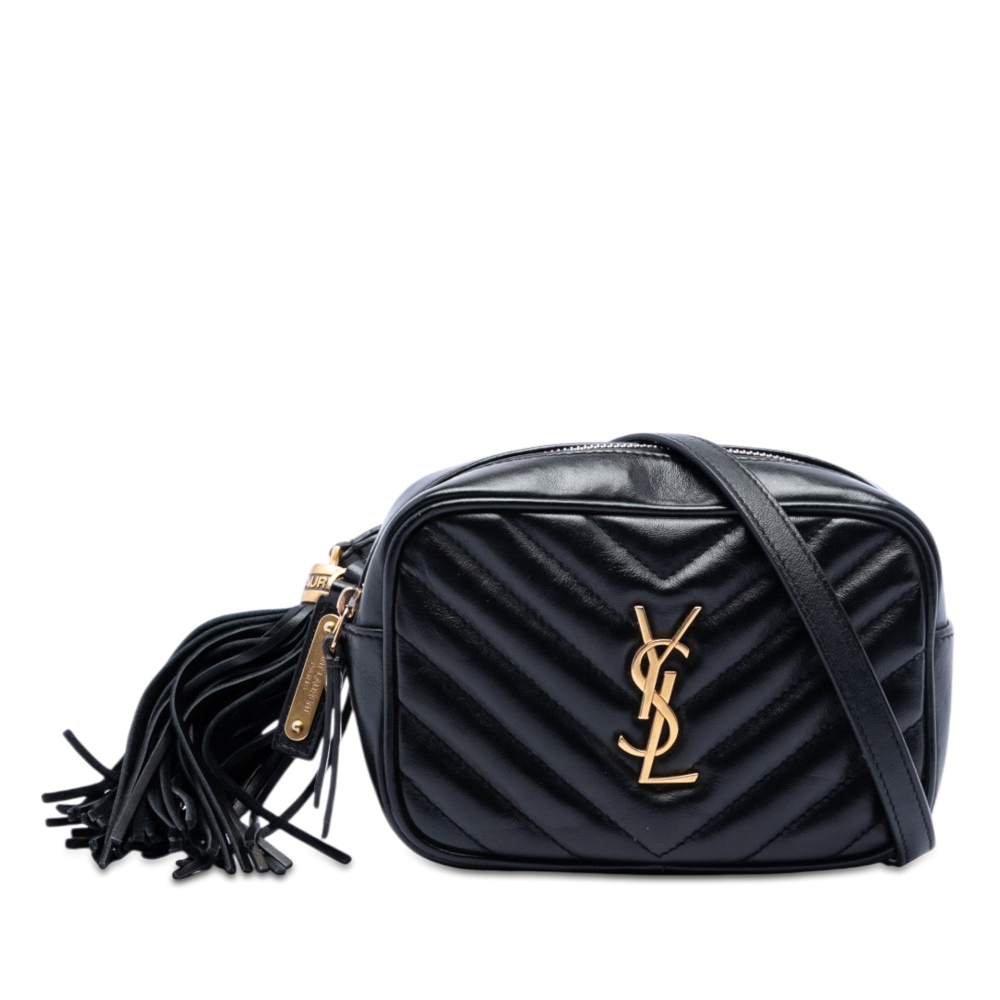 Mini Matelasse Calfskin Monogram Lou Tassel Camera Bag - Image 1