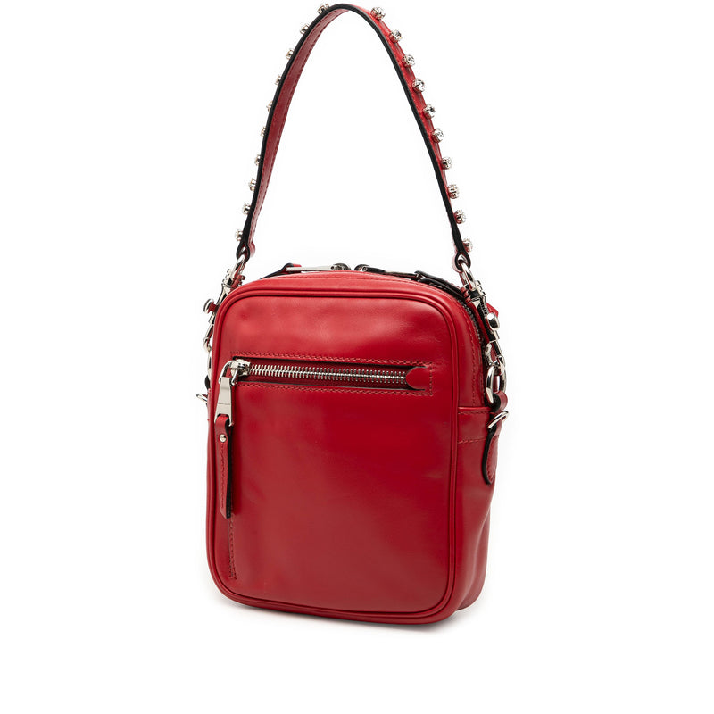 Vitello Soft Crystal Embellished Solitaire Camera Bag - Image 2