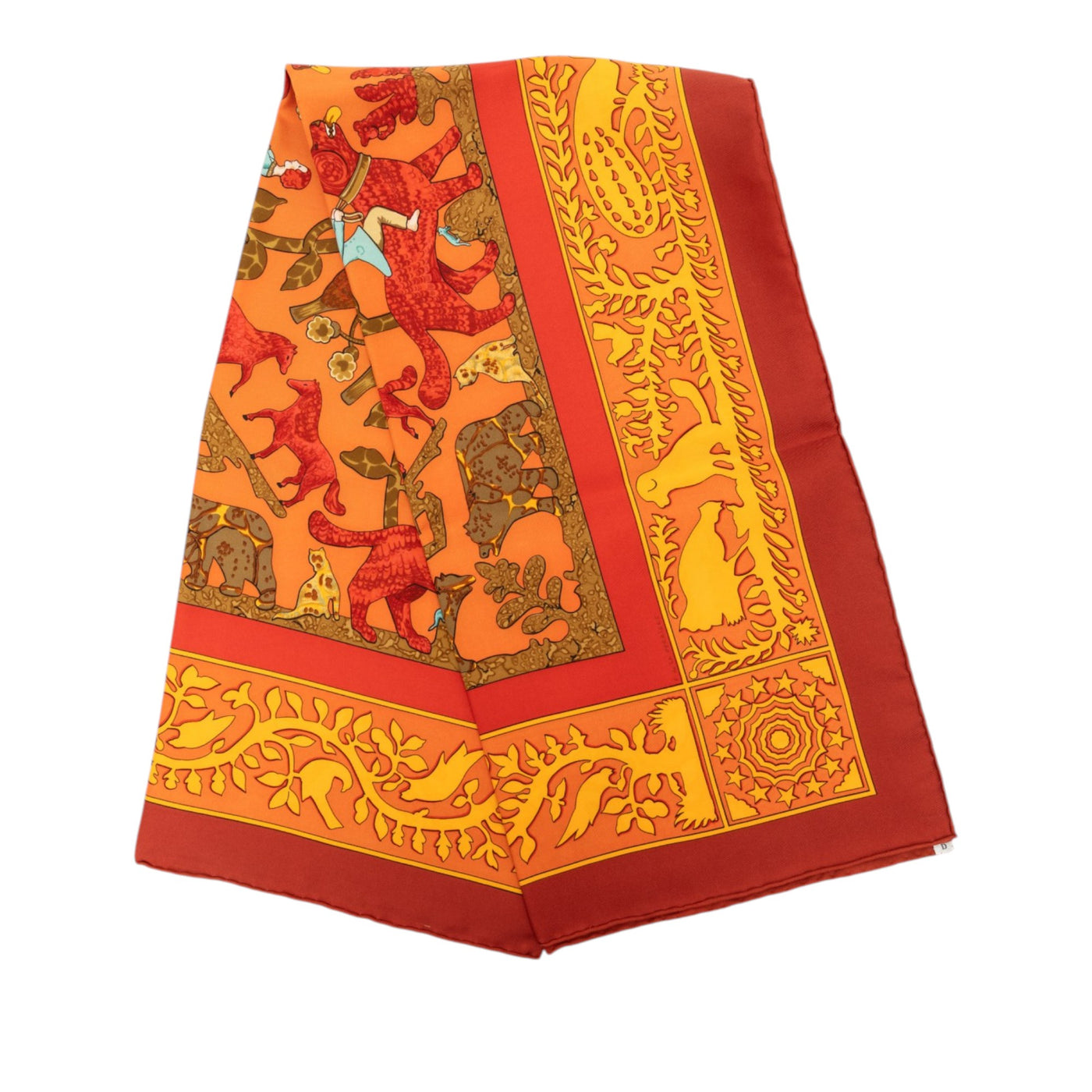Early America Silk Scarf 90 - Image 1