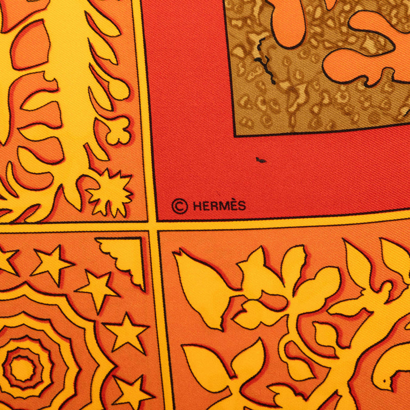 Early America Silk Scarf 90 - Image 3