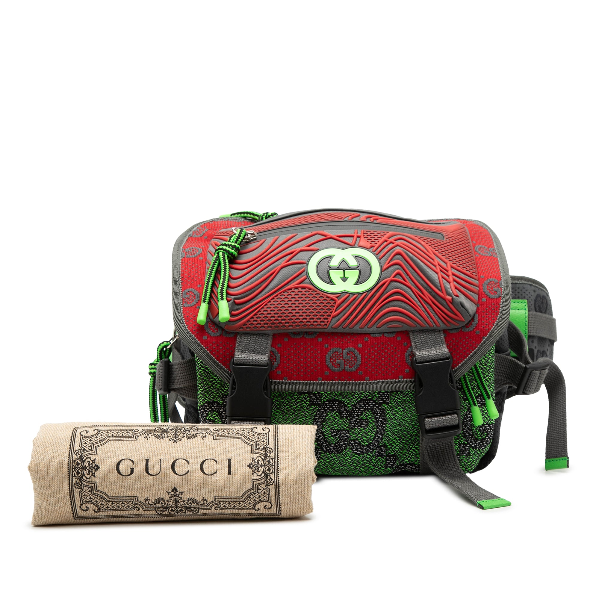 Small GG Nylon Backpack - Image 9