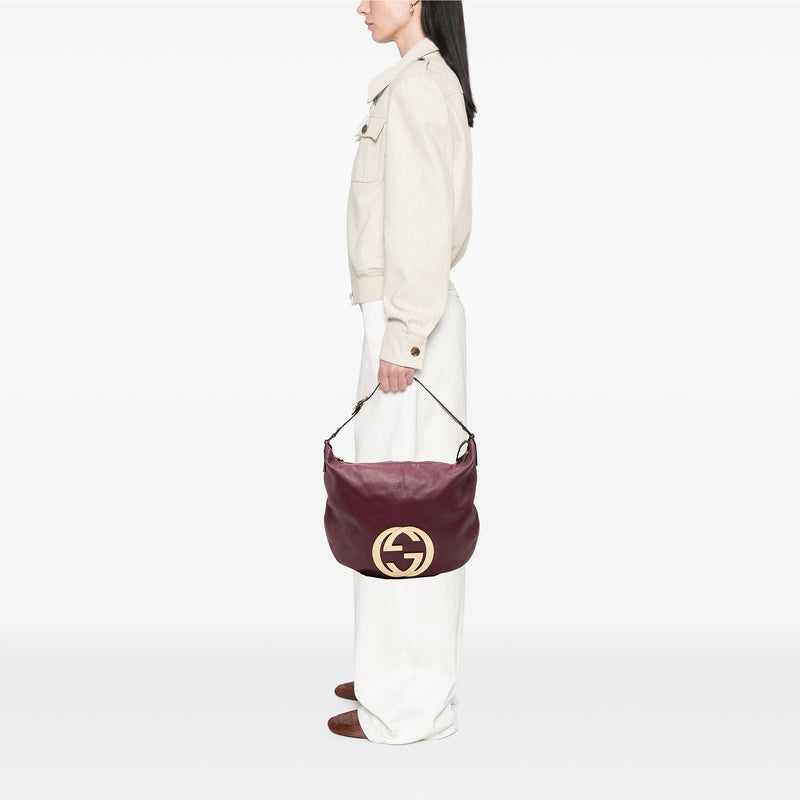 Calfskin Interlocking G Blondie Hobo - Image 6