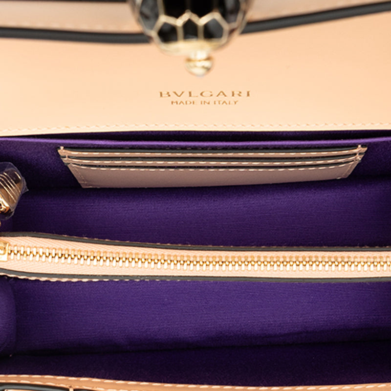 Small Leather Serpenti Forever Chain Crossbody - Image 4