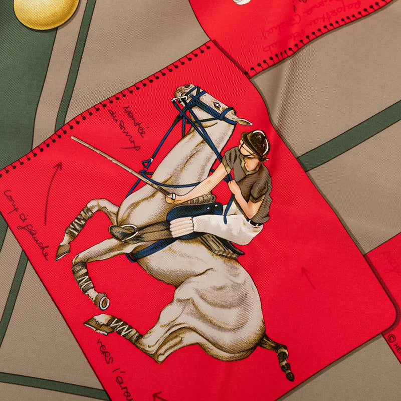Le Monde du Polo Silk Scarf 90 - Image 3