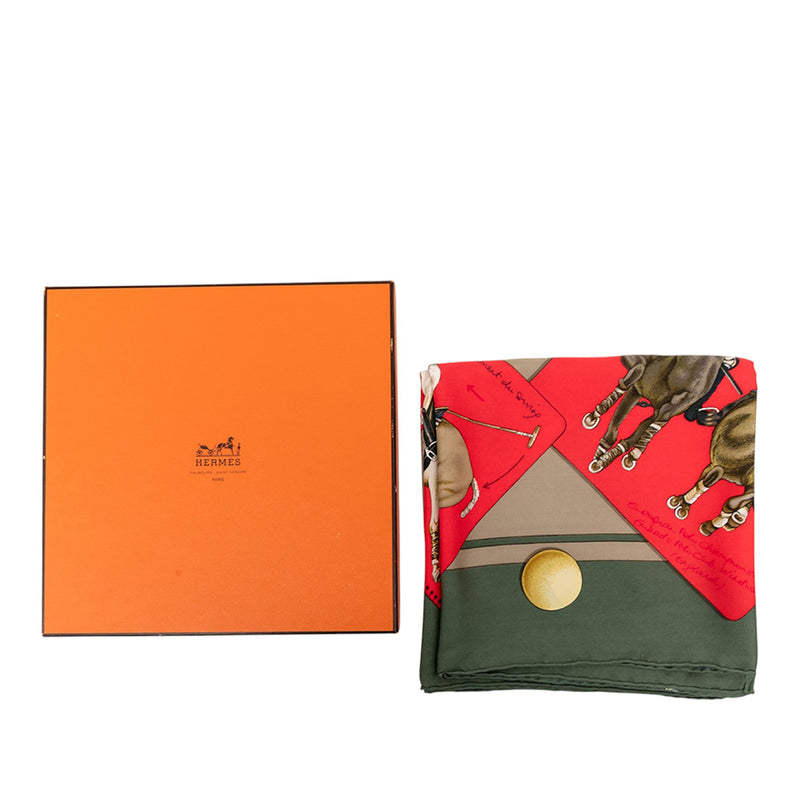 Le Monde du Polo Silk Scarf 90 - Image 8