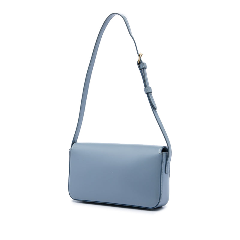 Shiny Calfskin Triomphe Claude Shoulder Bag - Image 2