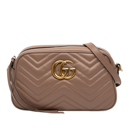 Small GG Marmont Matelasse Leather Crossbody - Image 1