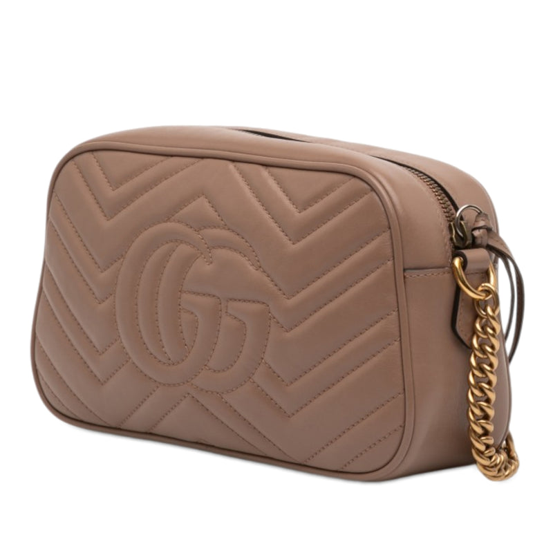 Small GG Marmont Matelasse Leather Crossbody - Image 2