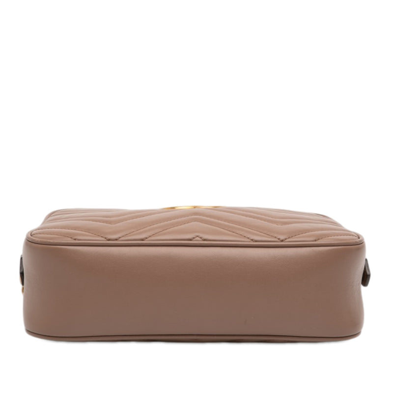 Small GG Marmont Matelasse Leather Crossbody - Image 3