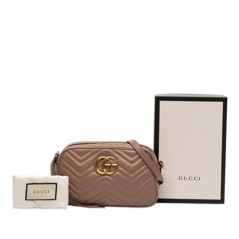 Small GG Marmont Matelasse Leather Crossbody - Image 7