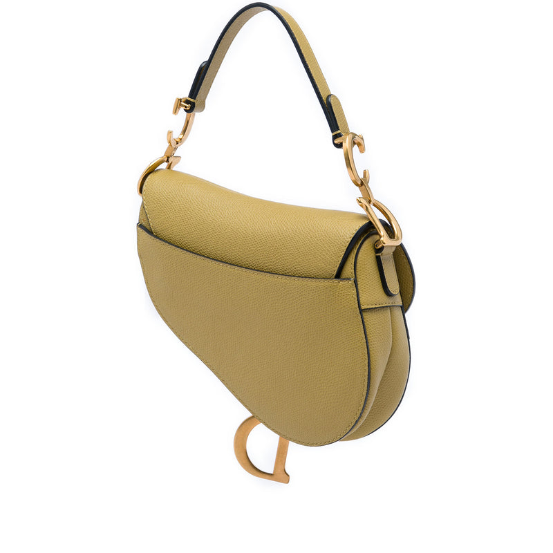 Mini Grained Calfskin Saddle Bag - Image 2