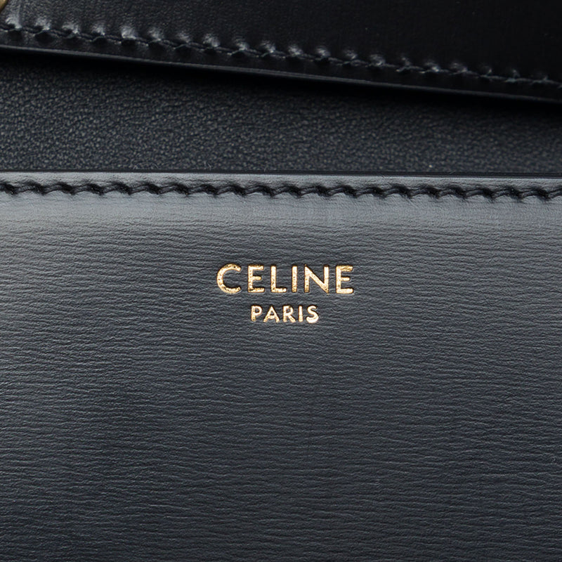 Shiny Calfskin Strass Triomphe Trapeze Shoulder Bag - Image 5