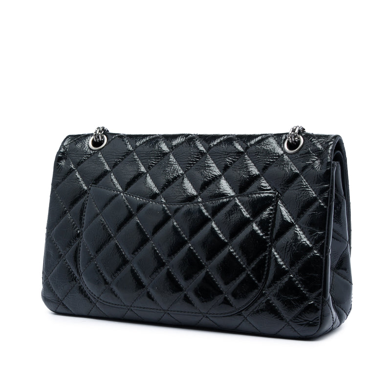 Quilted Crinkled Patent Reissue 2.55 Double Flap 227 - Image 2