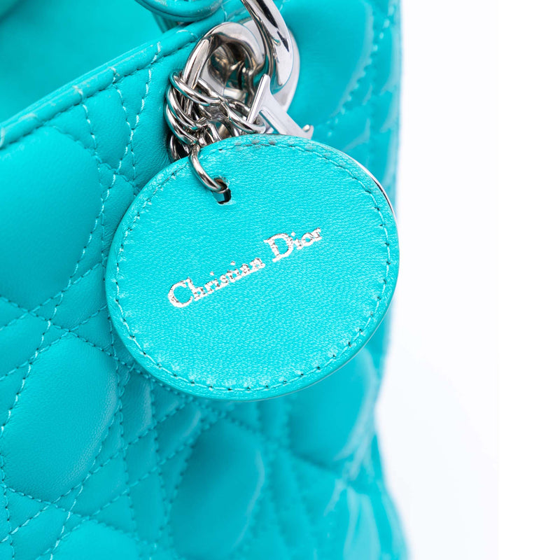 Medium Lambskin Cannage Lady Dior - Image 5