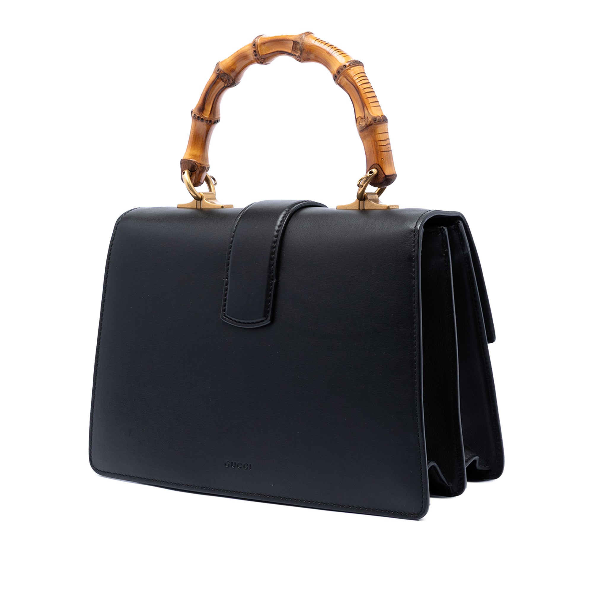 Medium Calfskin Bamboo Dionysus Web Satchel - Image 2