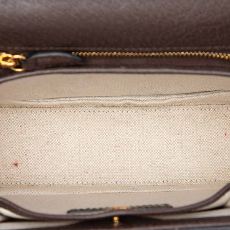 Small Jumbo GG Canvas Web Bamboo 1947 Top Handle Bag - Image 4