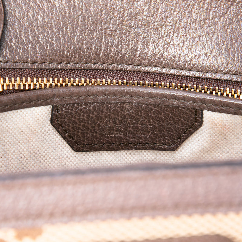 Small Jumbo GG Canvas Web Bamboo 1947 Top Handle Bag - Image 5