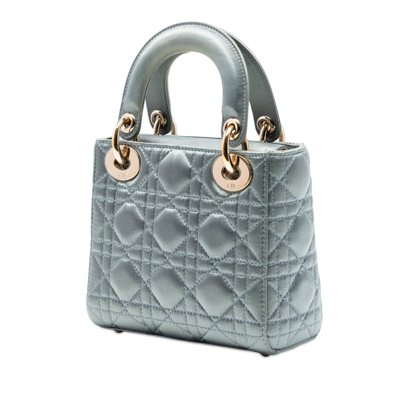 Mini Satin Cannage Swarovski Crystal Lady Dior - Image 2