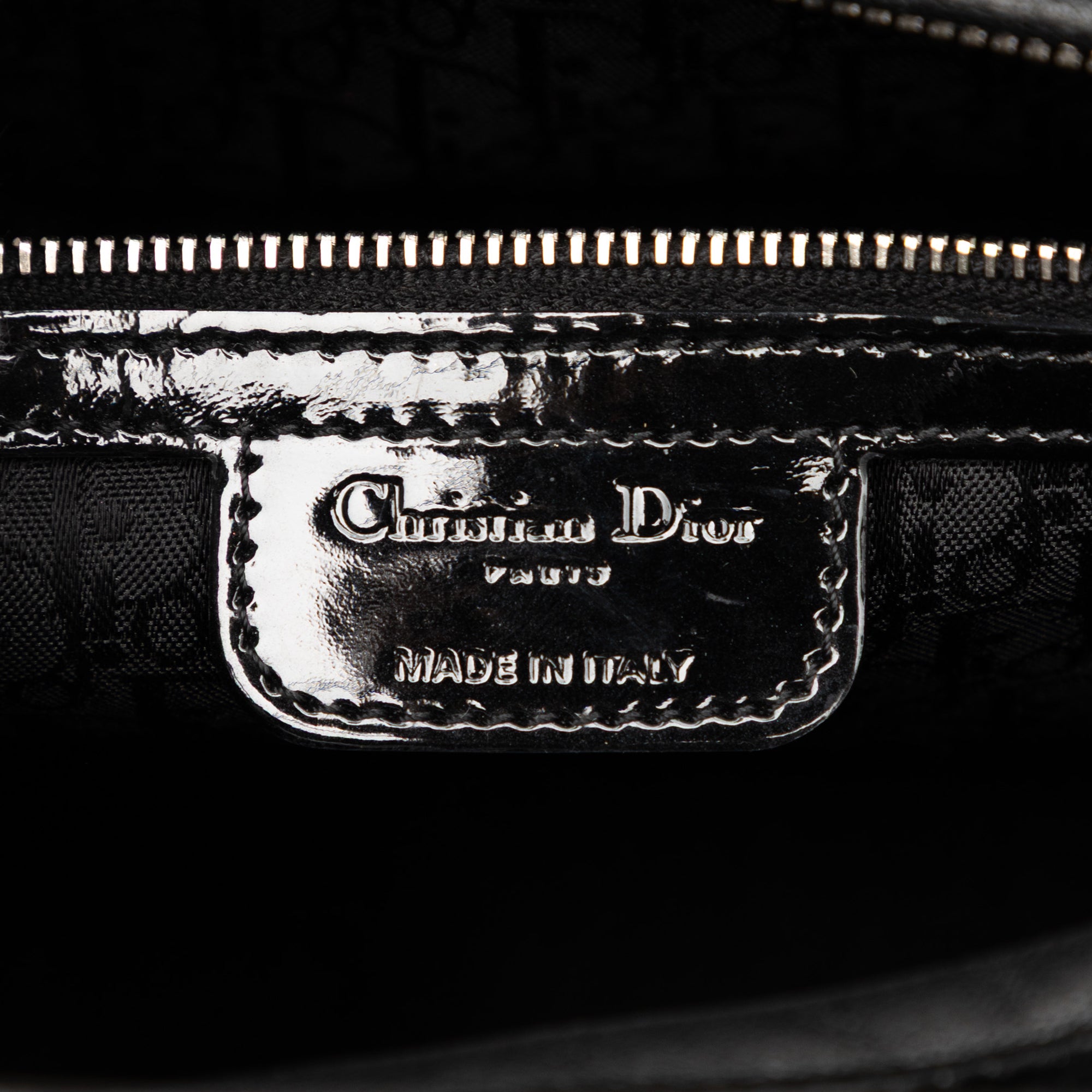 Large Patent Cannage Lady Dior - Image 5