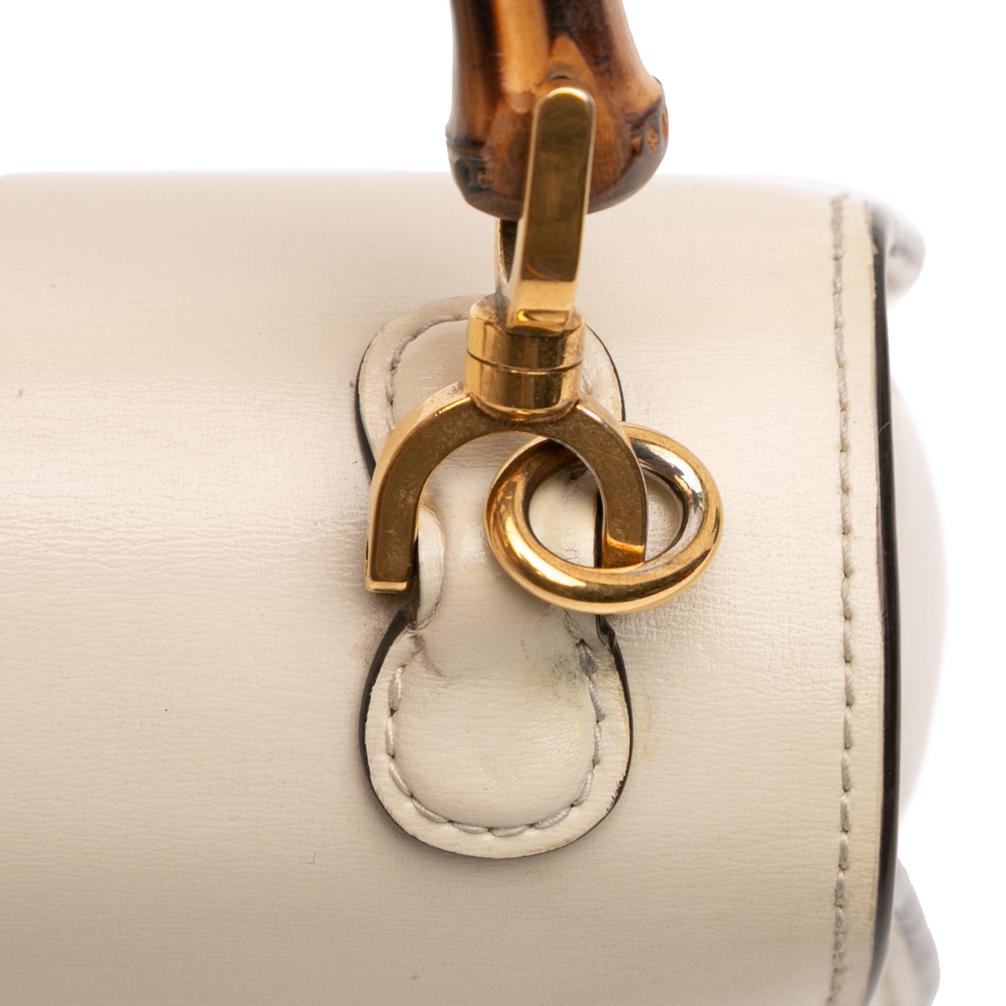 Mini Calfskin 1947 Bamboo Top Handle Bag - Image 10