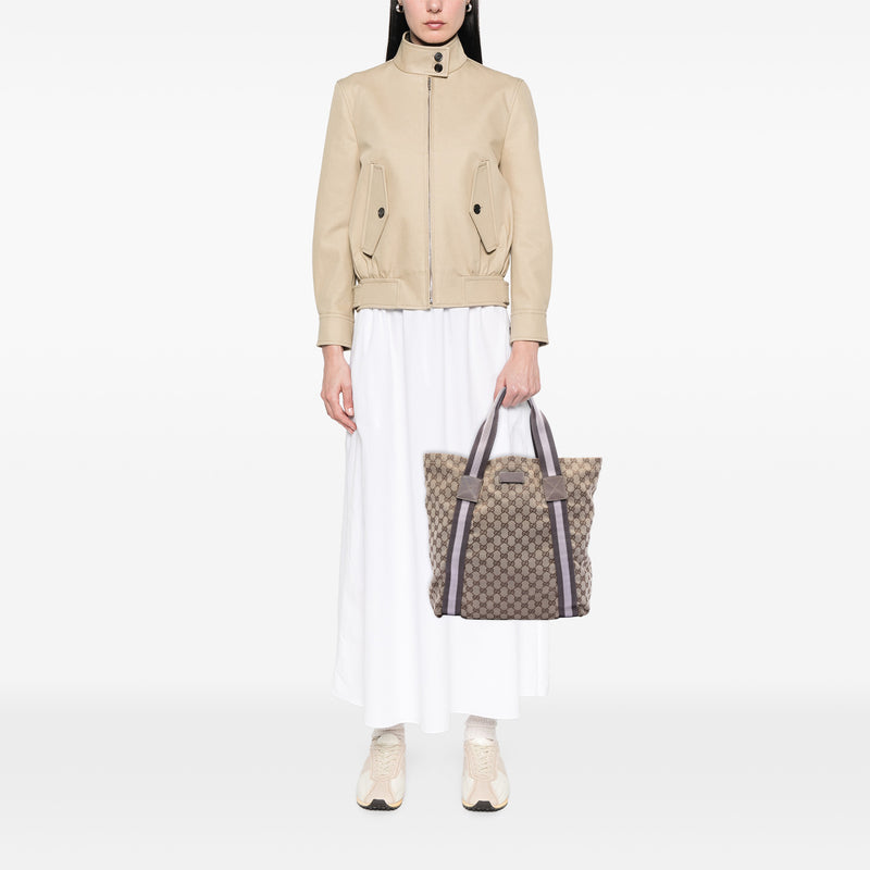 GG Canvas Web Tote - Image 7