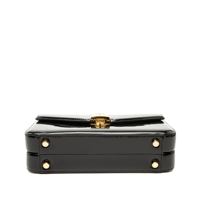 Mini Patent Sylvie 1969 Top Handle Bag - Image 3