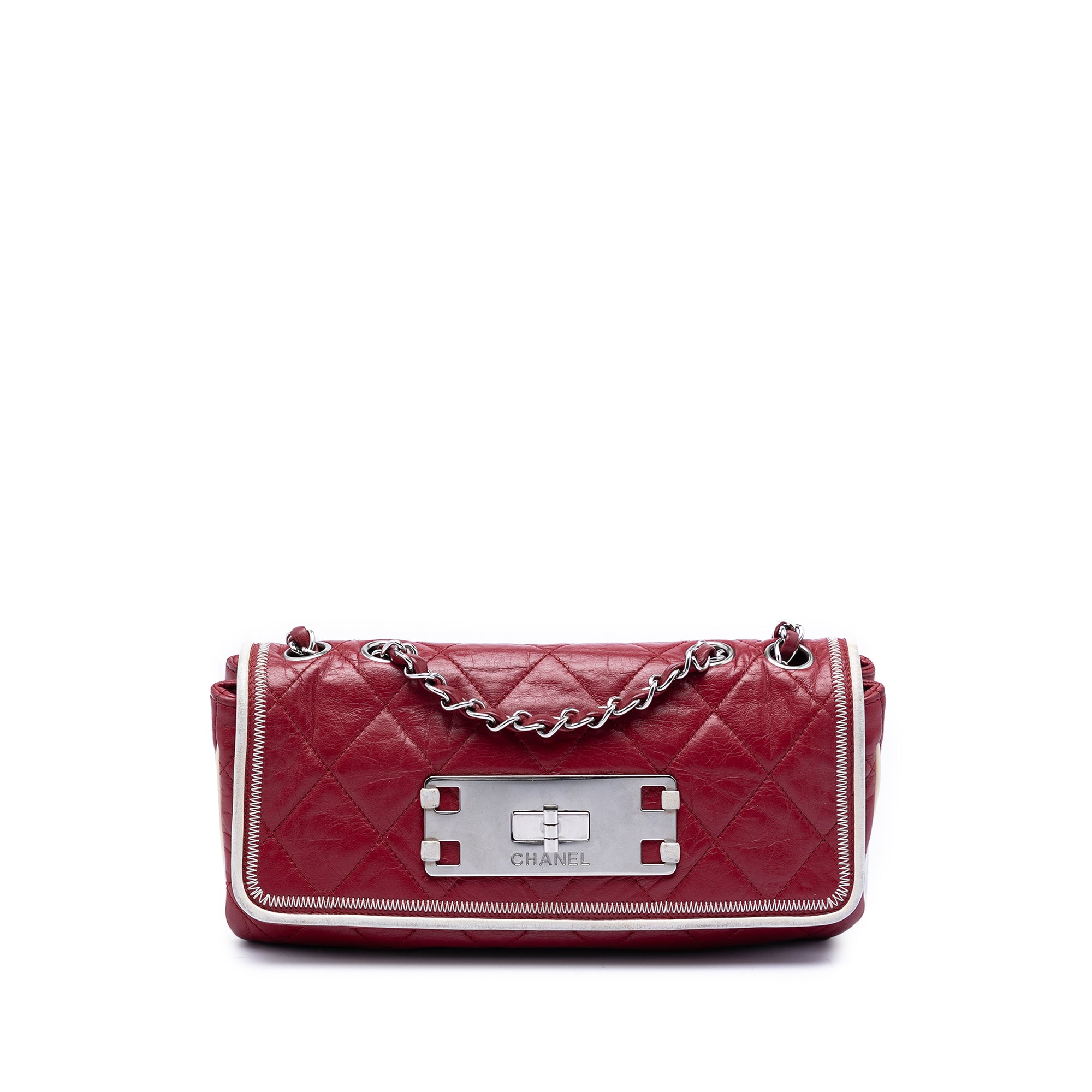 Quilted Aged Lambskin Reissue 2.55 East West Flap - Image 1