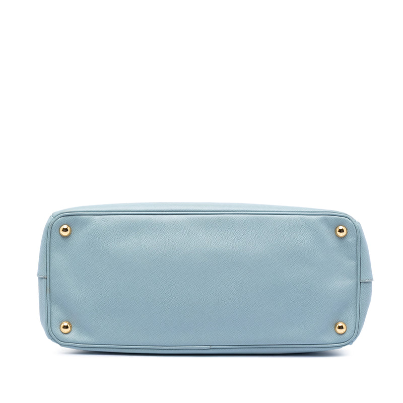 Large Saffiano Lux Galleria Double Zip Satchel - Image 3
