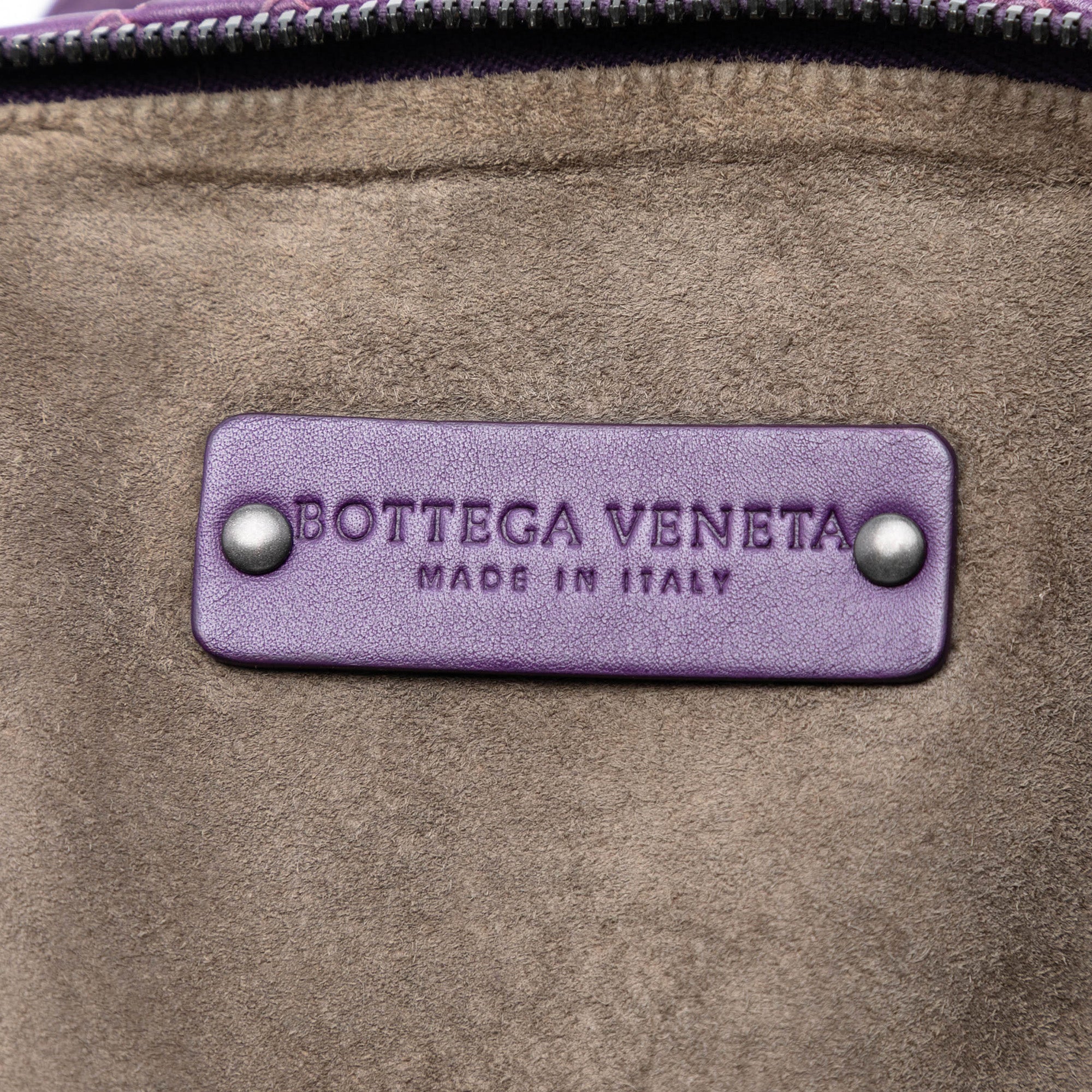 Large Nappa Intrecciato Leggero Satchel - Image 6