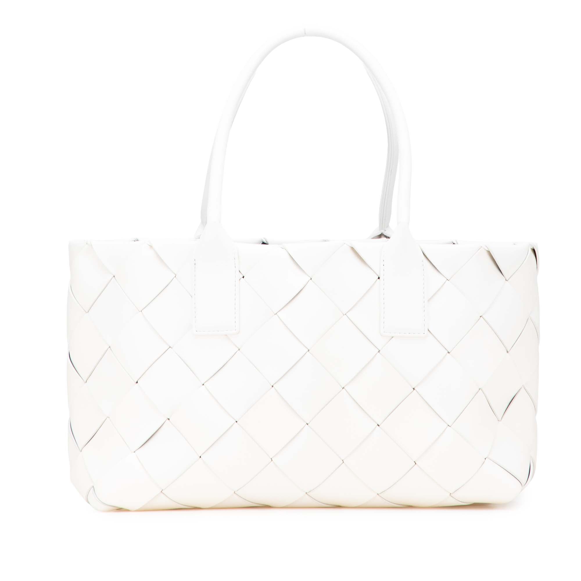Small Lambskin Intrecciato Cabat Tote - Image 1
