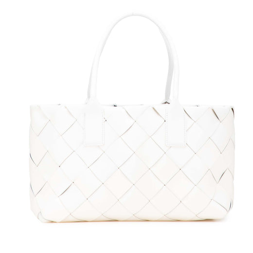 Small Lambskin Intrecciato Cabat Tote - Image 1