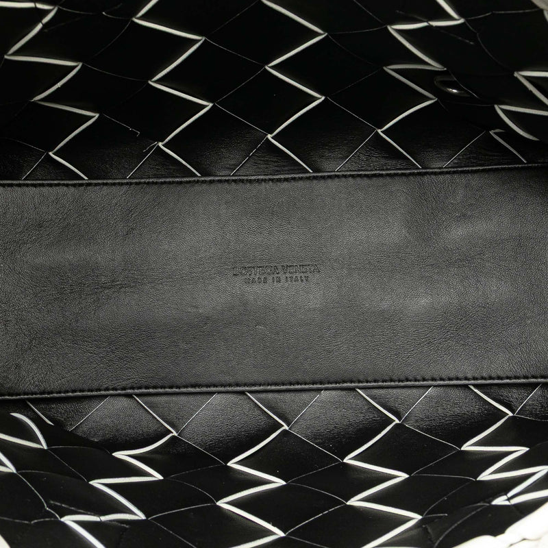 Small Lambskin Intrecciato Cabat Tote - Image 4