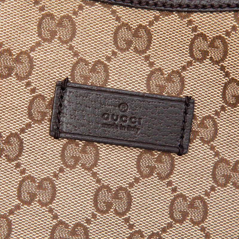 GG Canvas Web Half Moon Crossbody - Image 5