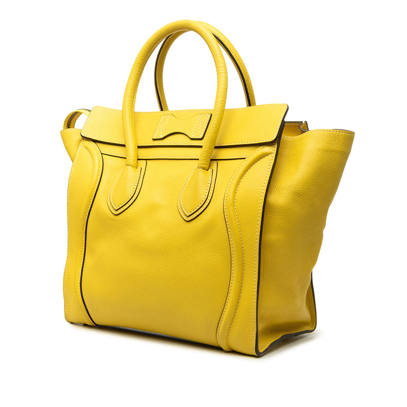 Micro Leather Luggage Tote - Image 2