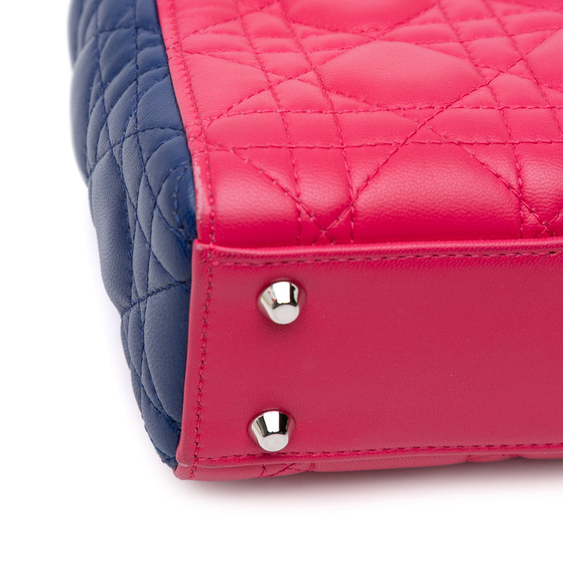 Mini Tricolor Lambskin Cannage Lady Dior - Image 7