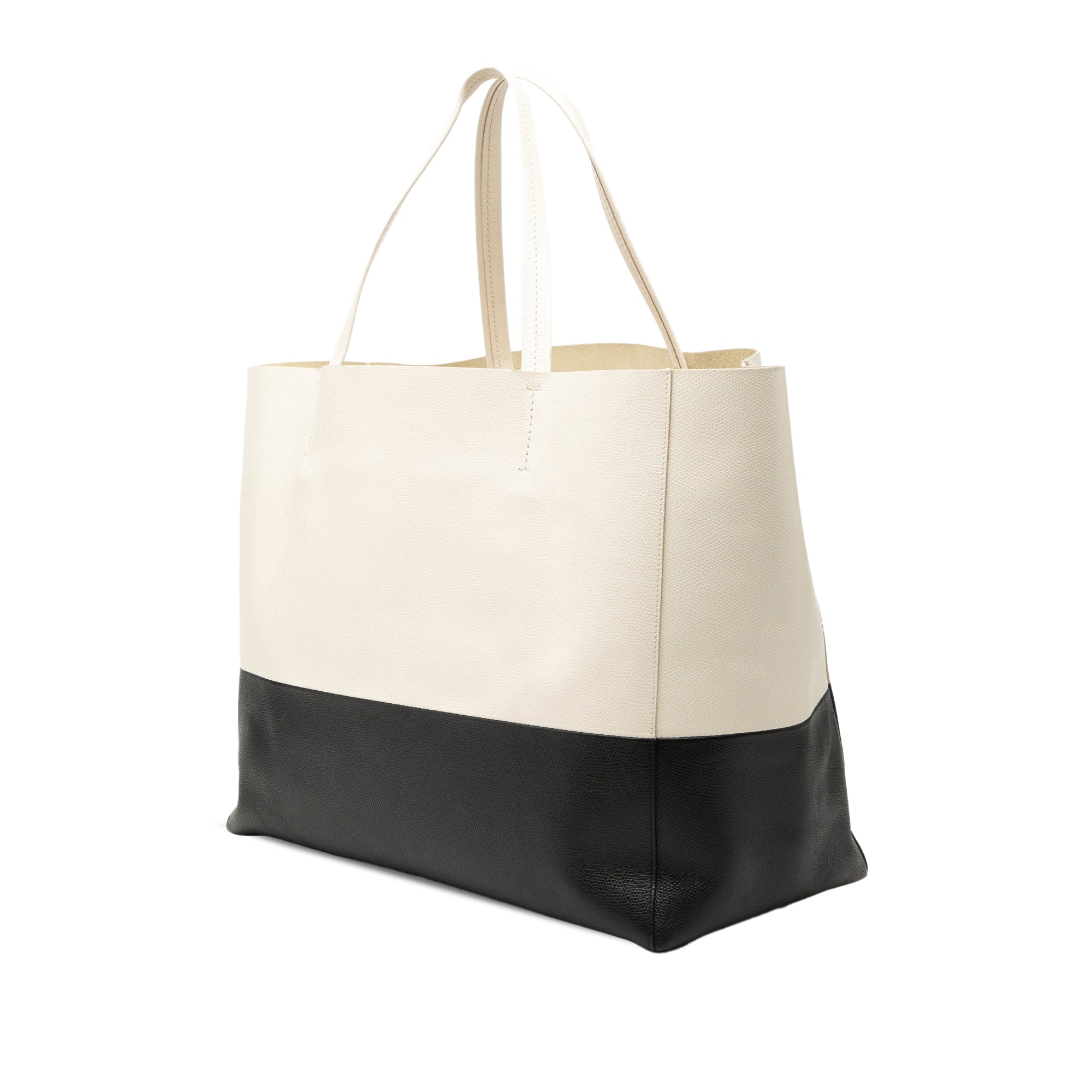 Bicolor Calfskin Horizontal Cabas Tote - Image 2