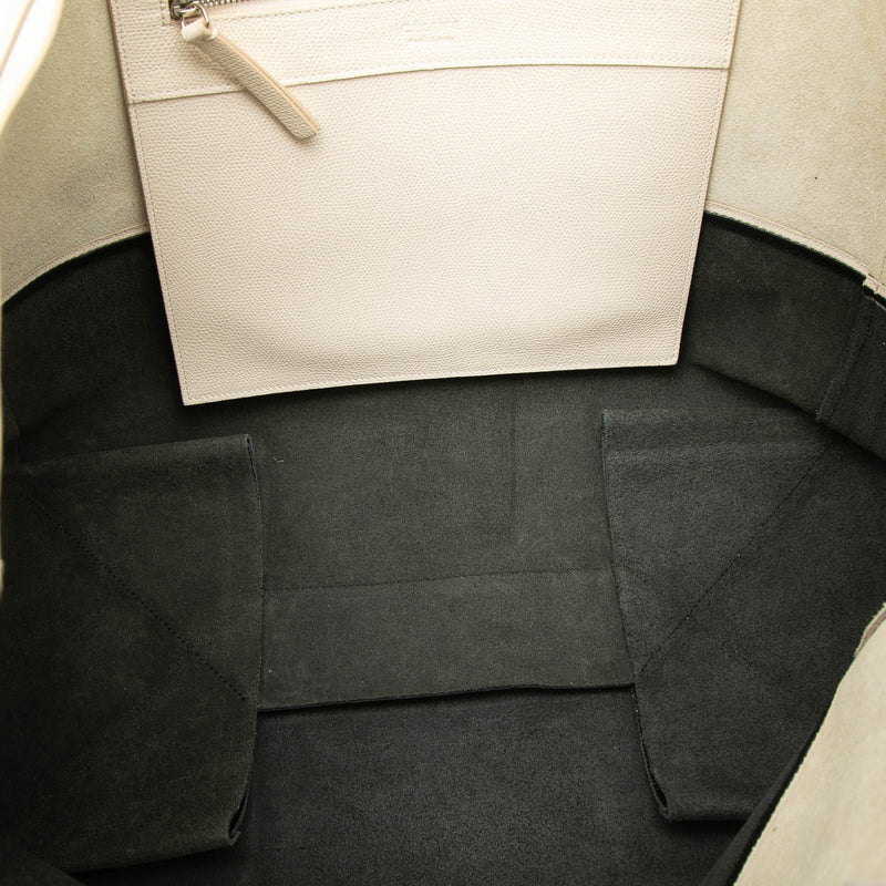 Bicolor Calfskin Horizontal Cabas Tote - Image 4