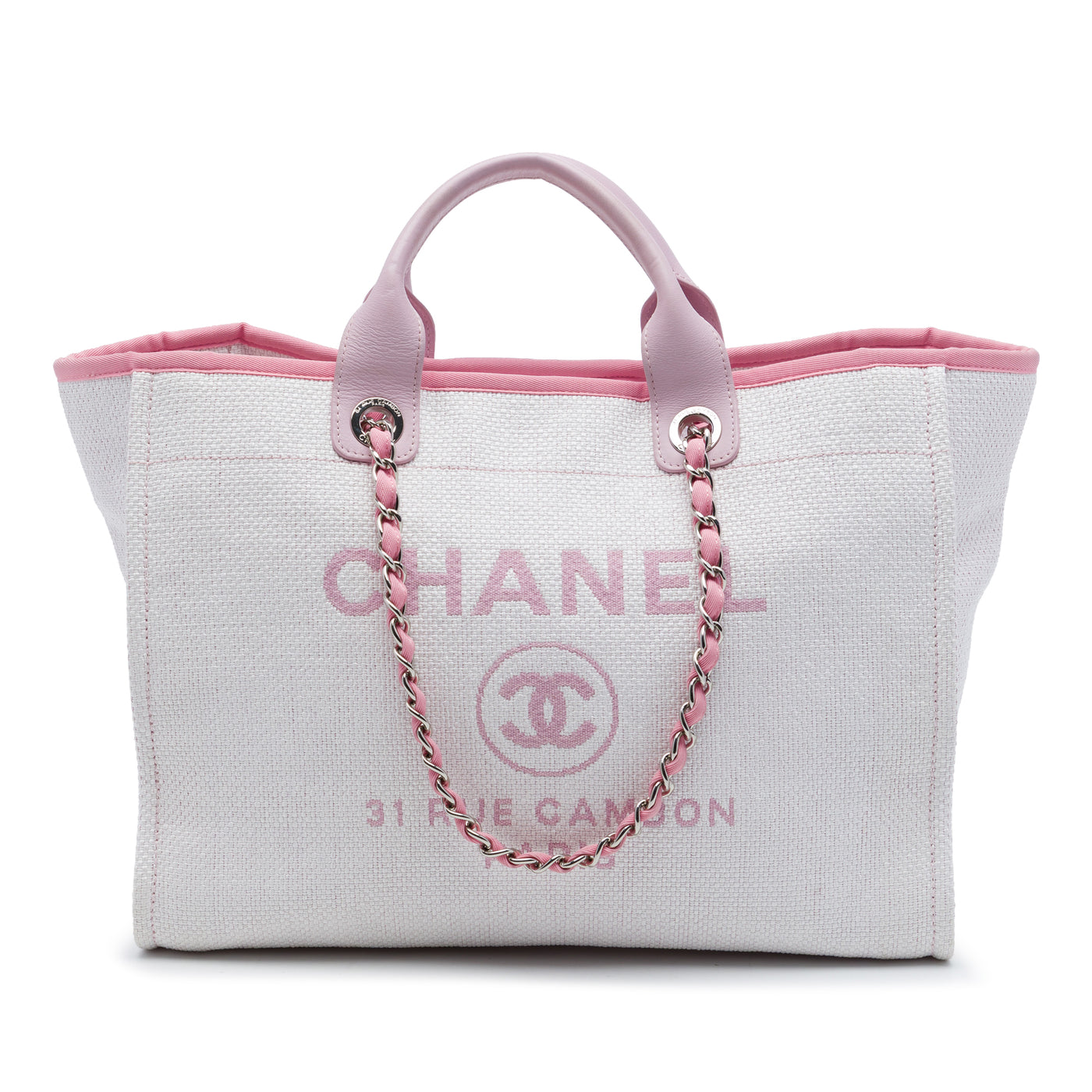 Medium Raffia Deauville Tote - Image 1